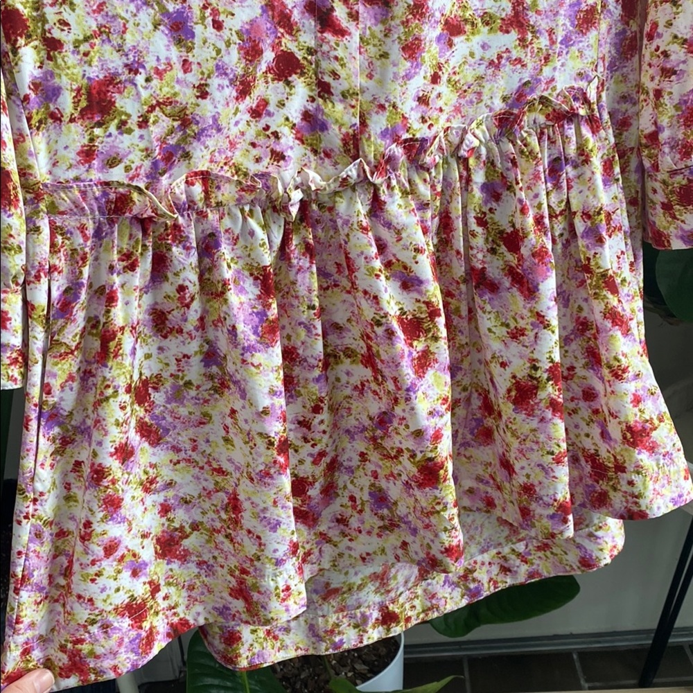 Philosophy Floral Blouse Dress - Picture 3 of 7